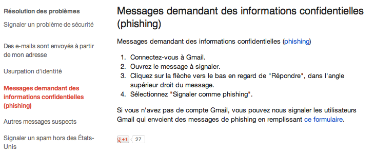 phising gmail, arnaque au mail